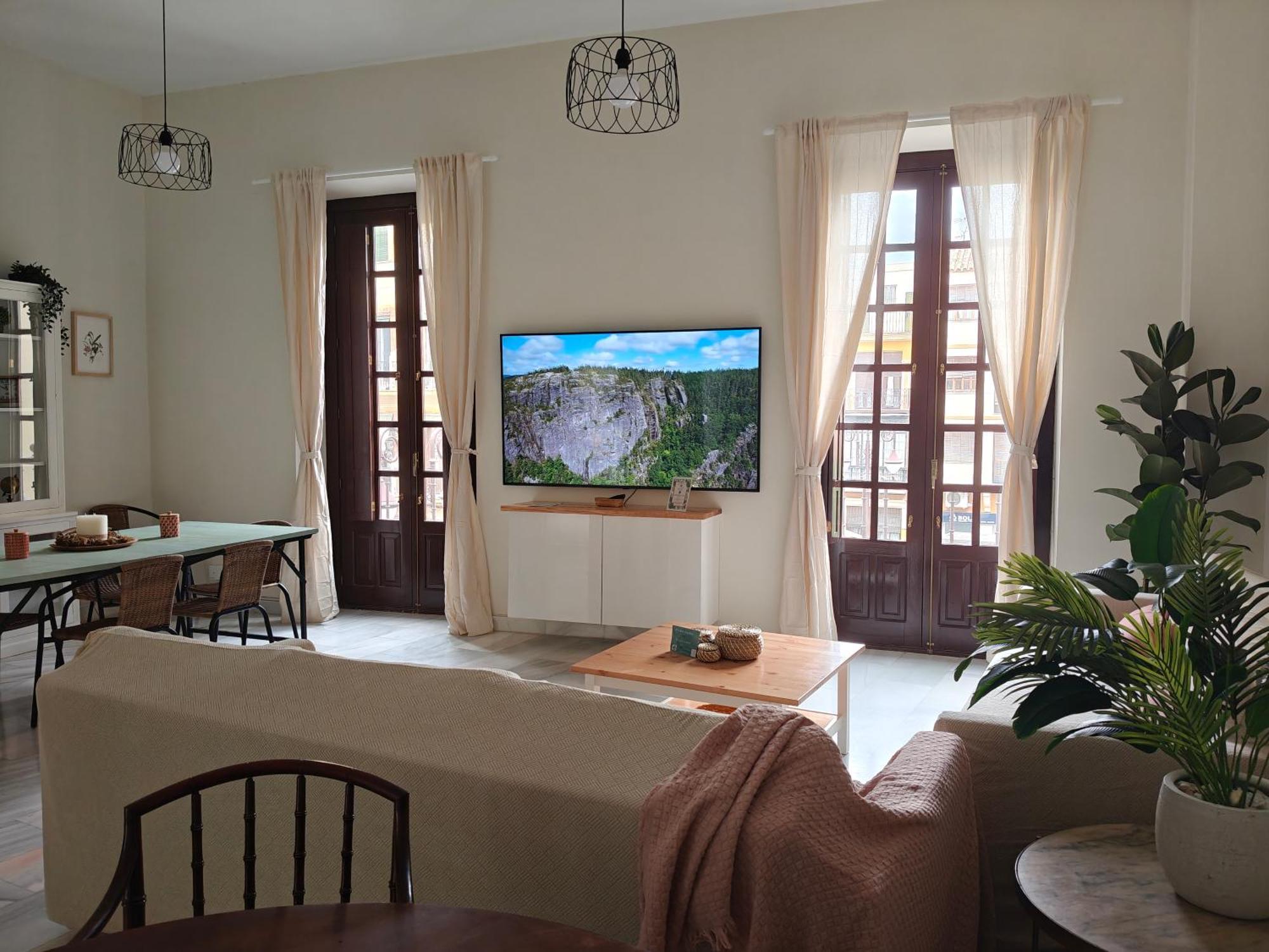 Charming Bright Apartment With Balconies On Cuesta Del Rosario Sevilla Dış mekan fotoğraf